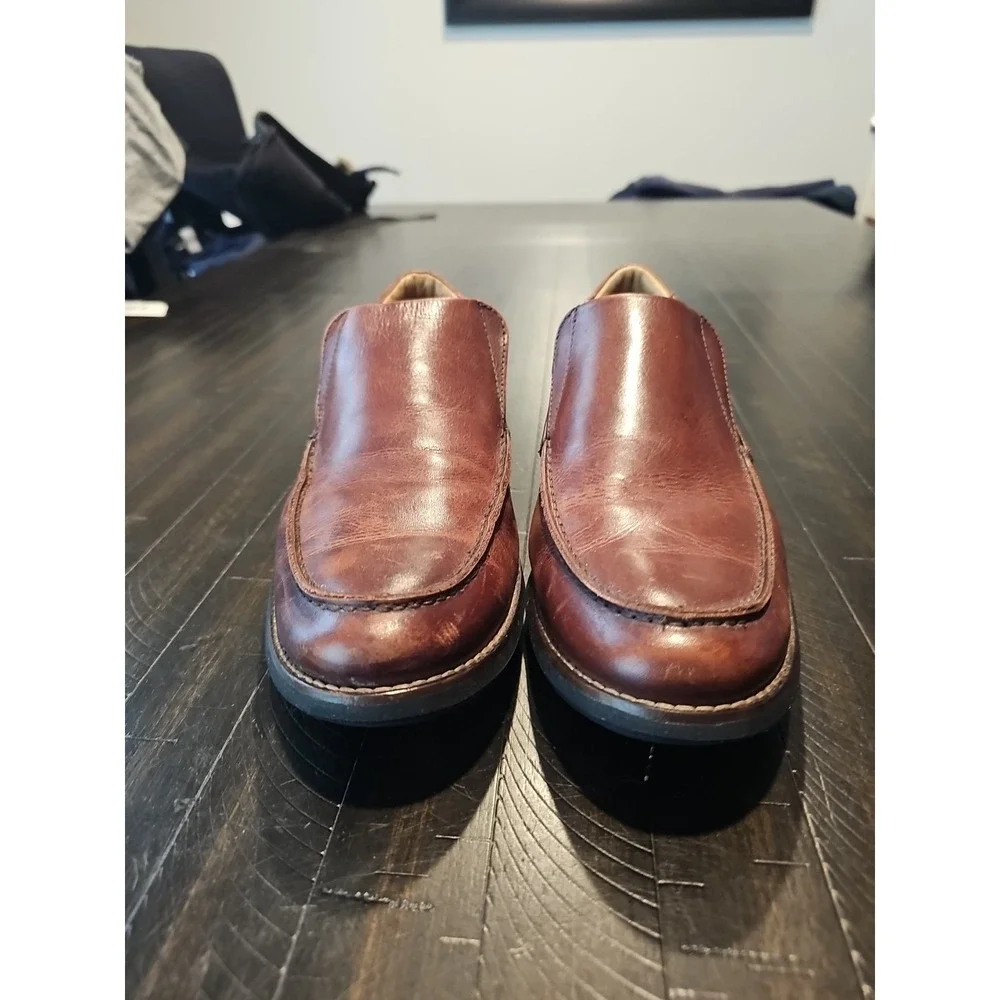 American Classic By De LaRentis Men's Loafer Handcrafted‎ Brown Shoes Size 10 M